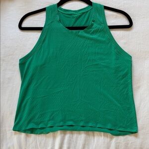 Lululemon green running tank